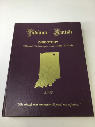 Indiana amish directory 2002 - directory,